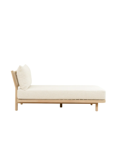 Syros Teak Natura Lounger