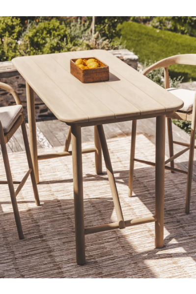 Tulum Teak Natura 4 Seater Bar Table