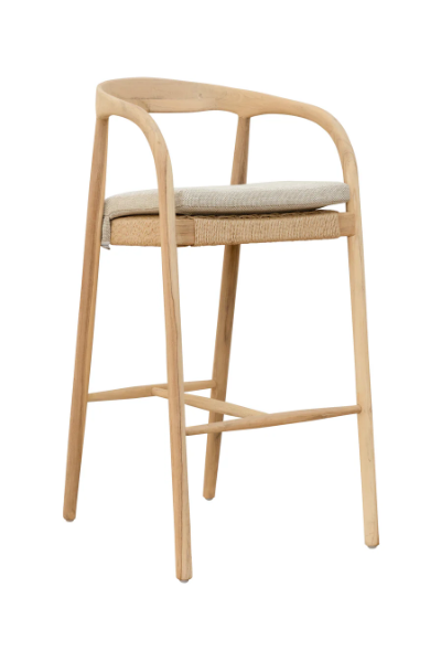 Tulum Teak Natura Bar Chair