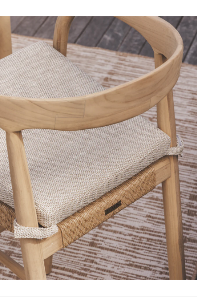 Tulum Teak Natura Bar Chair