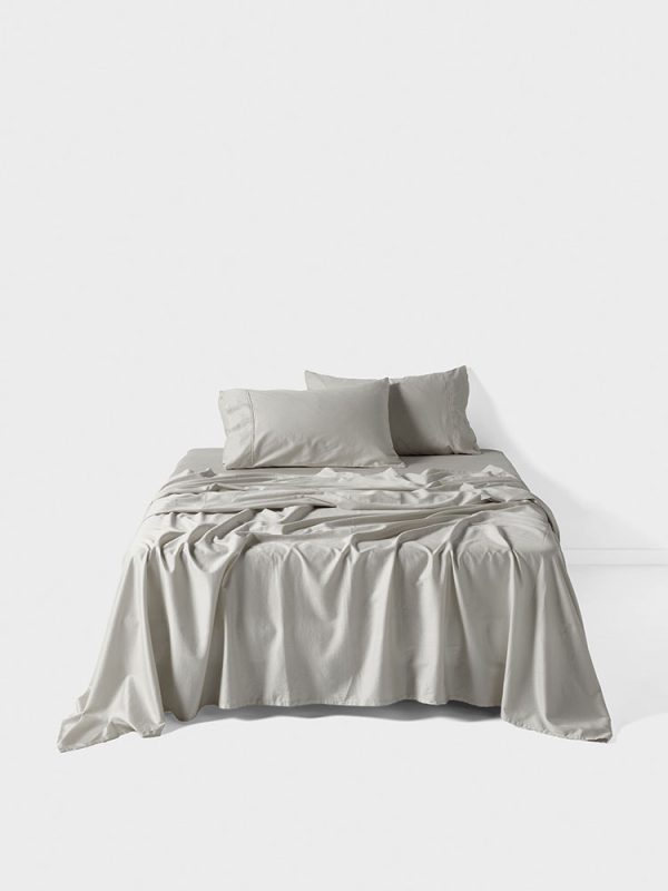 Surf Wash Light Silver Pillow Case