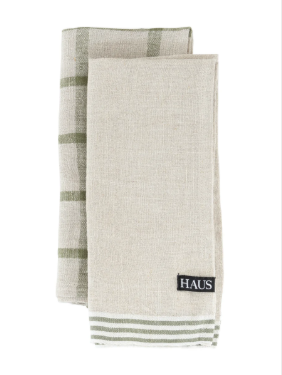 Bordeaux Asparagus Tea Towel Set of 2
