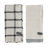 Bordeaux Noir Tea Towel Set of 2