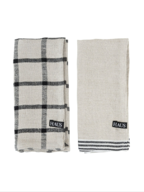 Bordeaux Noir Tea Towel Set of 2