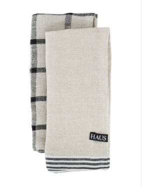 Bordeaux Noir Tea Towel Set of 2