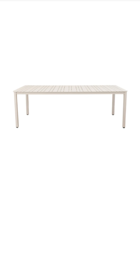 Kariba Shell Outdoor Table 6 Seater