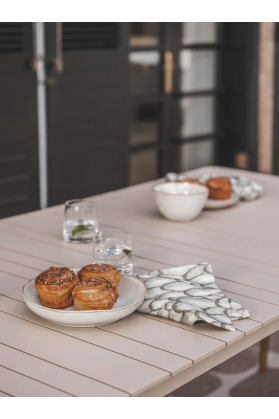 Kariba Shell Outdoor Table 6 Seater