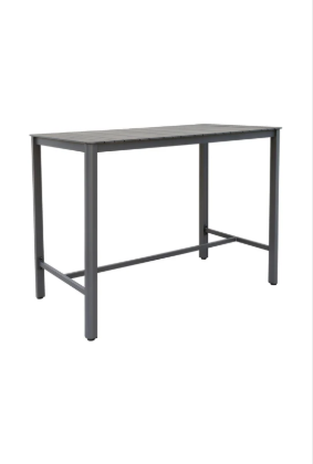 Kariba Boulder Outdoor Bar Table 6 Seater