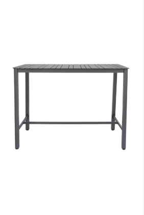 Kariba Boulder Outdoor Bar Table 6 Seater