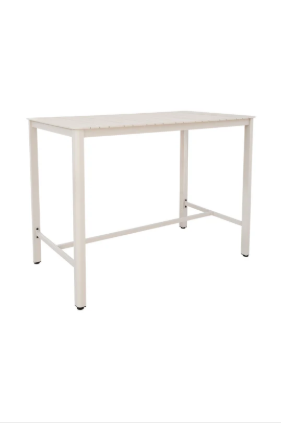 Kariba Shell Outdoor Bar Table 6 Seater