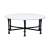 Monaco Salt Rock Marble Coffee Table
