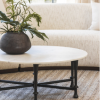 Monaco Salt Rock Marble Coffee Table