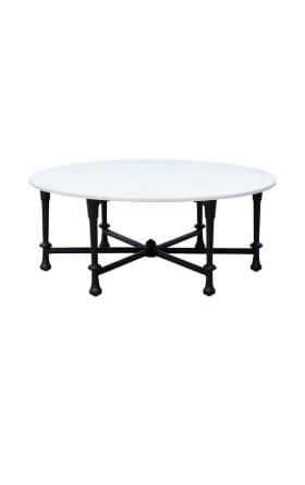 Monaco Salt Rock Marble Coffee Table