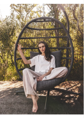 Anastacia Teak Occassional Chair