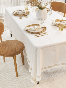 Alsace Oyster Table Cloth