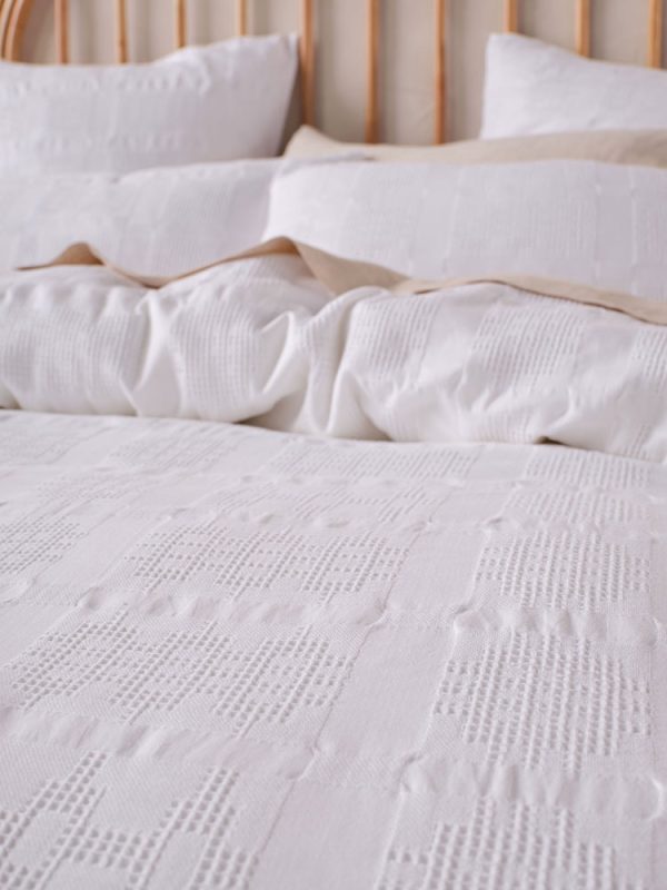 Seren White Duvet Set