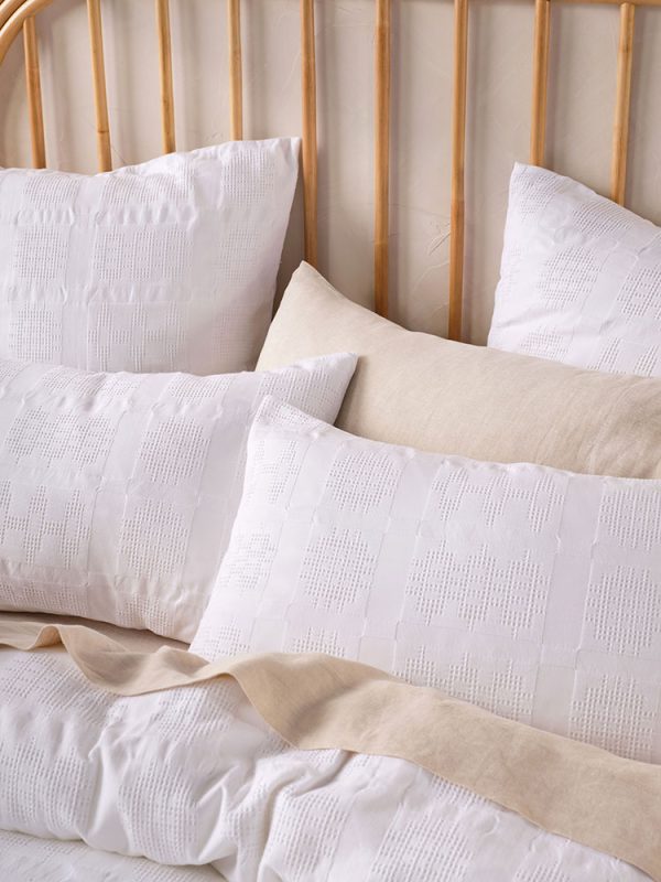 Seren White Duvet Set