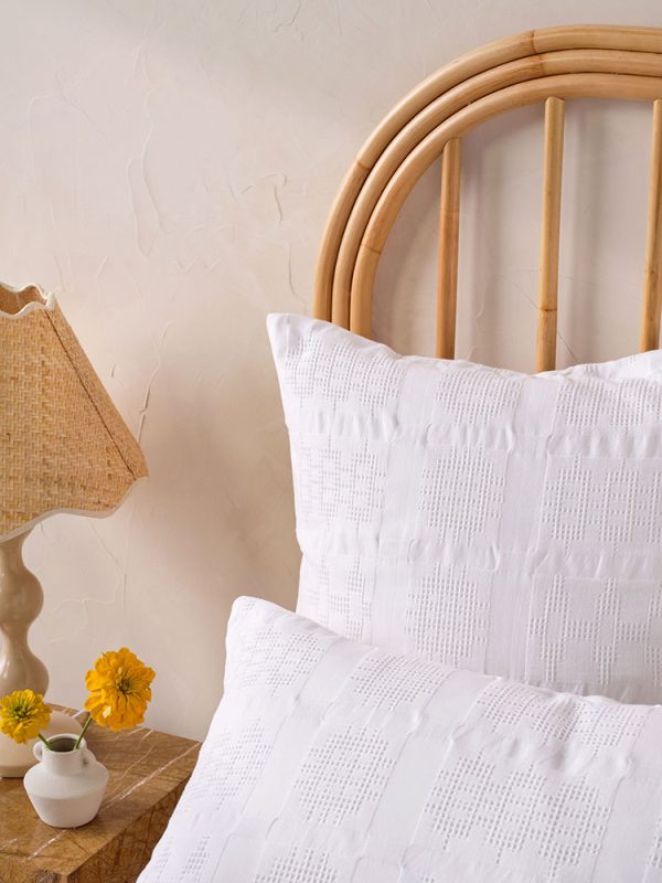 Seren White Duvet Set