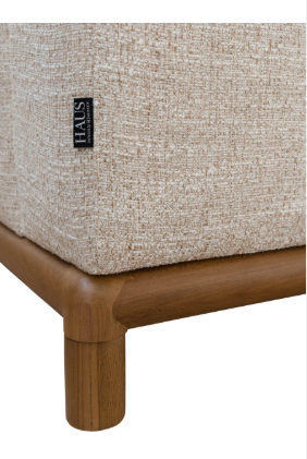 Caroline Cosmopolitan Sleeper Almond Sofa