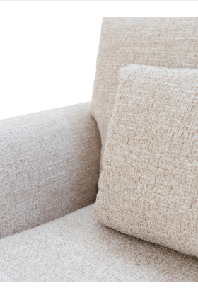 Caroline Cosmopolitan Sleeper Almond Sofa