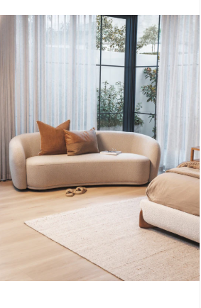 Prague Comet Oats Sofa 3 Seater