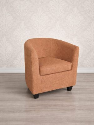 Hoxton Cognac Occasional Tub Chair