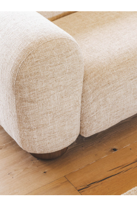 Alana Sandstone Sofa 3 Seater