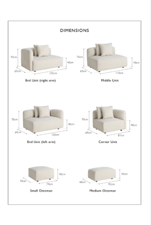 Aluna Cloud Outdoor Sofa Set
