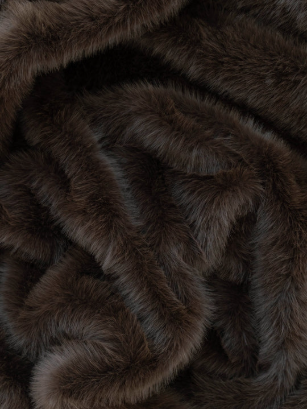 Brown Bear Chocolate Fur Throw