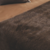 Brown Bear Chocolate Fur Throw