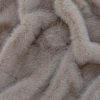 Camel Cream Fur Throw