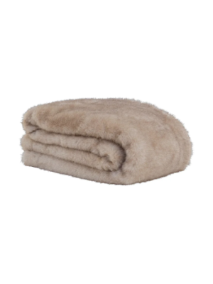 Coyote Chai Fur Throw