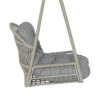 Curucao White Crust Outdoor Swing Chair