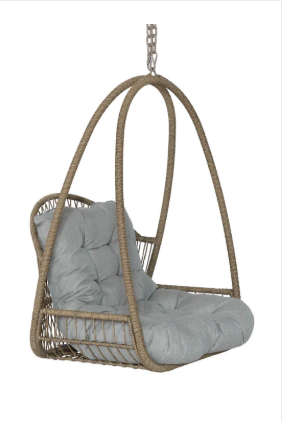 Curucao Creamed Honey Outdoor Swing Chair