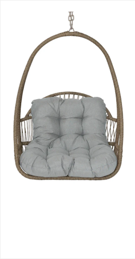 Curucao Creamed Honey Outdoor Swing Chair
