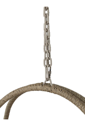 Curucao Creamed Honey Outdoor Swing Chair