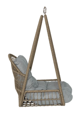 Curucao Creamed Honey Outdoor Swing Chair