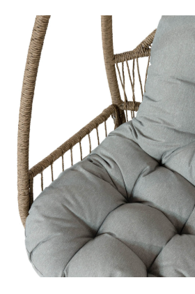 Curucao Creamed Honey Outdoor Swing Chair