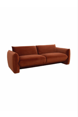 Leuven Burnt Sienna Sofa 2 Seater
