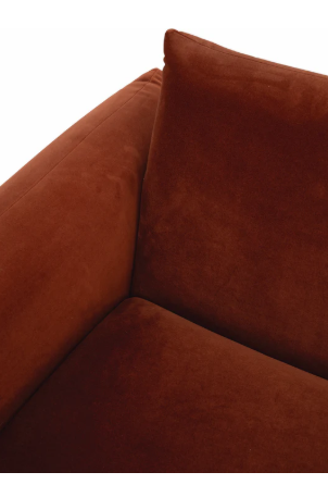 Leuven Burnt Sienna Sofa 2 Seater