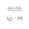 Cruz Crete Oyster Sofa Set