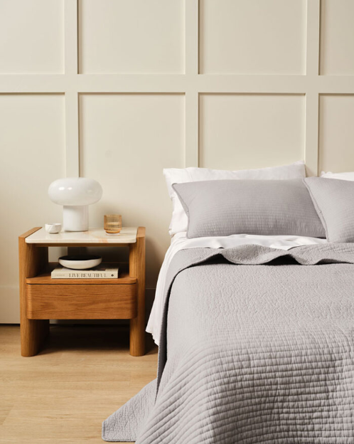 Marceau Grey Coverlet Set
