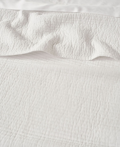 Marceau White Coverlet Set