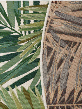 Bermuda Palm Sway Round Rug