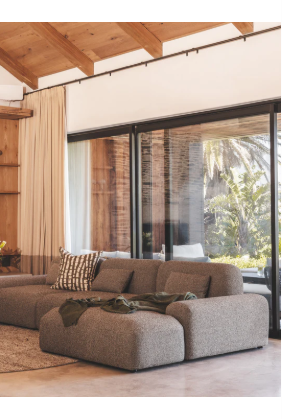 Cove Pristine Cafe AU Lait Modular Sofa