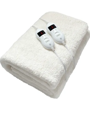 Pure Pleasure Sherpa Fleece Electric Blanket
