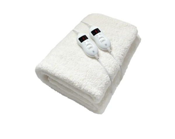 Pure Pleasure Sherpa Fleece Electric Blanket