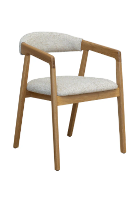 Ravello Almond Ravello Cosmopolitan Almond Oak Dining Chair