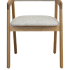 Ravello Cosmopolitan Almond Oak Dining Chair