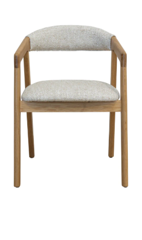 Ravello Cosmopolitan Almond Oak Dining Chair